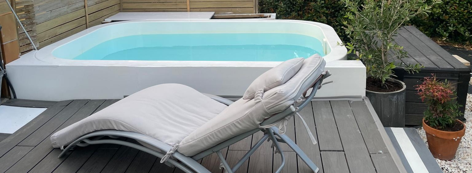 Mini piscina elevadas